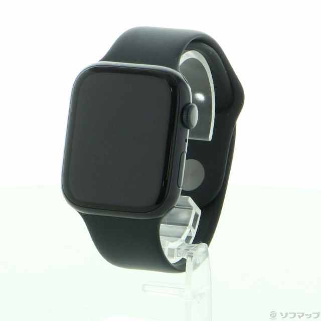 (中古)Apple Apple Watch Series 9 GPS 45mm ミッドナイトアルミニウムケース ミッドナイトスポーツバンド(305-ud)