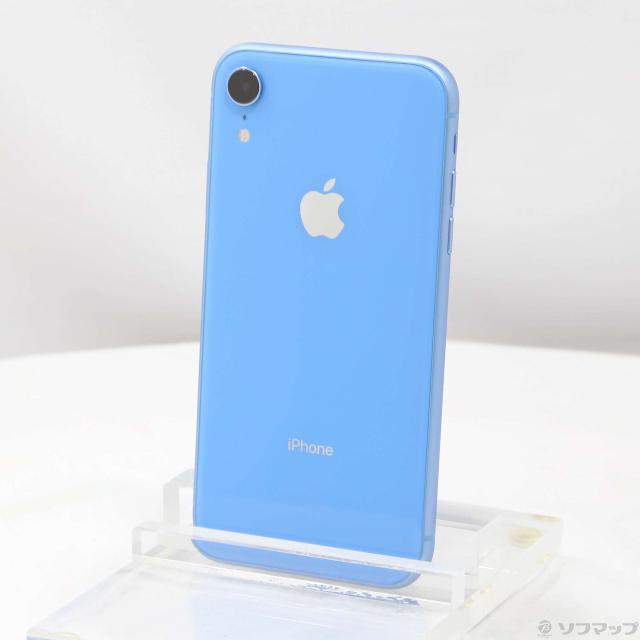 (中古)Apple iPhoneXR 64GB ブルー MT0E2J/A SoftBank(247-ud)