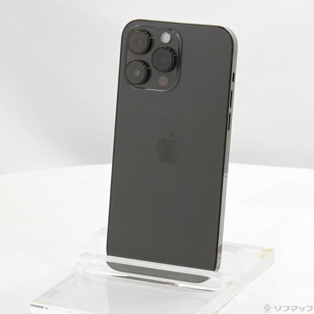 (中古)Apple iPhone14 Pro Max 128GB スペースブラック MQ963J/A SIMフリー(258-ud)