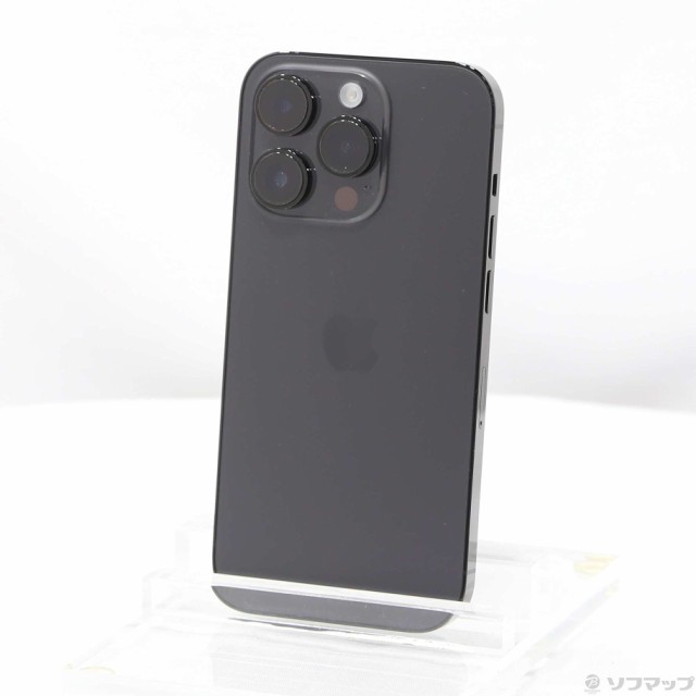 (中古)Apple iPhone14 Pro 256GB スペースブラック MQ0Q3J/A SIMフリー(344-ud)