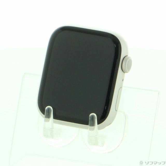 (中古)Apple Apple Watch Series 9 GPS 45mm スターライトアルミニウムケース スターライトスポーツループ(251-ud)