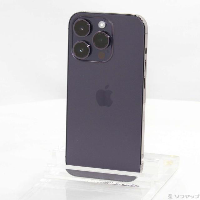 (中古)Apple iPhone14 Pro 128GB ディープパープル MQ0F3J/A SIMフリー(276-ud)の通販は