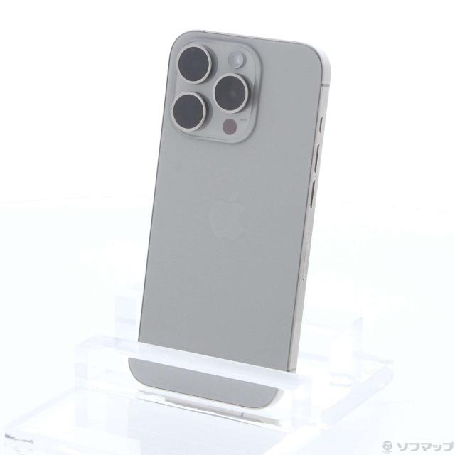 Apple iPhone 15 pro ナチュラルチタニウム　256GB iPhone 15 Pro 256GB - ナチュラルチタニウム（SIMフリー）[整備