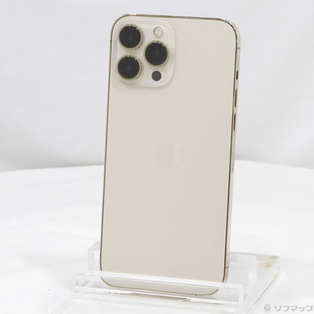 (中古)Apple iPhone13 Pro Max 512GB ゴールド MLJV3J/A SIMフリー(276-ud)