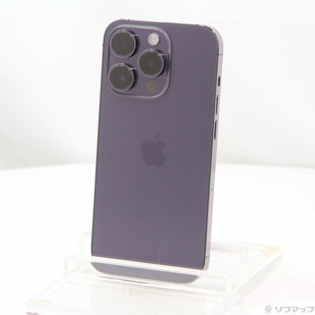 (中古)Apple iPhone14 Pro 256GB ディープパープル MQ1E3J/A SIMフリー(349-ud)の通販は携帯電話本体