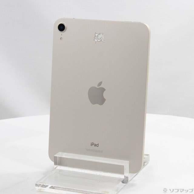 (中古)Apple iPad mini 第6世代 64GB スターライト MK7P3J/A Wi-Fi(247-ud)