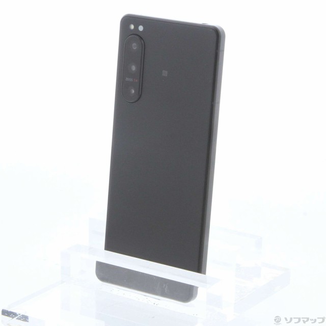 (中古)SONY Xperia 5 IV 128GB ブラック A204SO Softbank SIMフリー(377-ud)