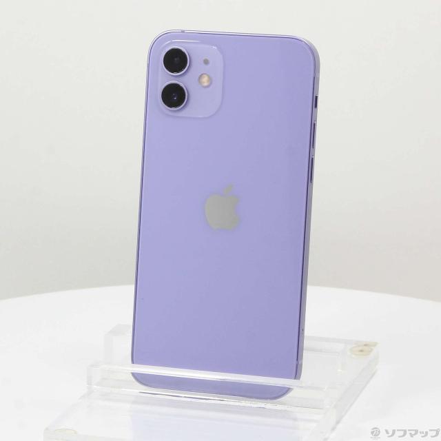 (中古)Apple iPhone12 64GB パープル MJNH3J/A SIMフリー(262-ud)の通販は