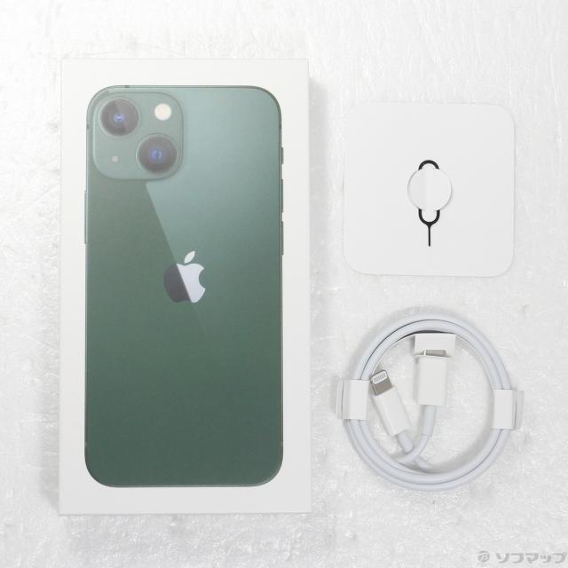 中古)Apple iPhone13 mini 256GB グリーン MNFD3J/A SIMフリー