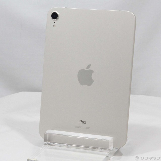 (中古)Apple iPad mini 第6世代 256GB スターライト MK7V3J/A Wi-Fi(258-ud)