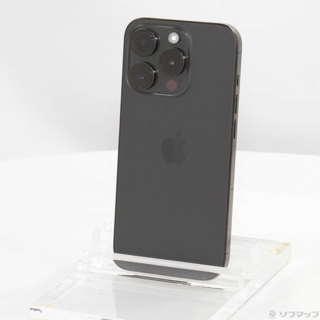 (中古)Apple iPhone15 Pro 128GB ブラックチタニウム MTU73J/A SIMフリー(269-ud)