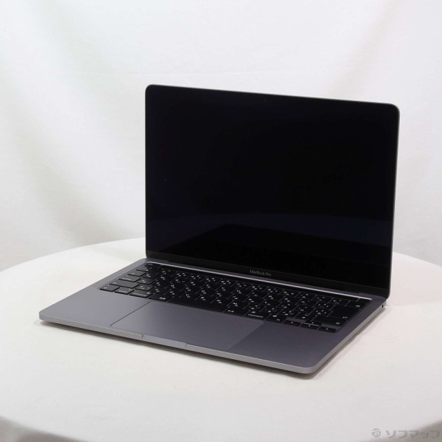 (中古)MacBook Pro 13.3-inch Mid 2022 MNEH3J/A M2 8コアCPU_10コアGPU 8GB SSD256GB スペースグレイ (12.6 Monterey)(258-ud)