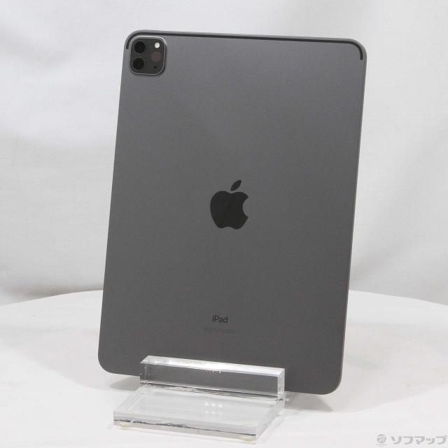 (中古)Apple iPad Pro 11インチ 第3世代 128GB スペースグレイ MHQR3J/A Wi-Fi(258-ud)の通販は