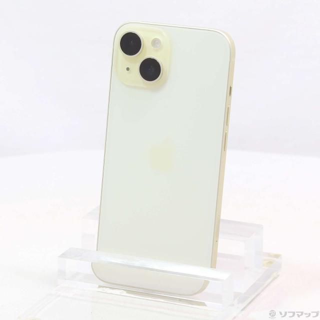 (中古)Apple iPhone15 256GB イエロー MTMQ3J/A SIMフリー(371-ud)