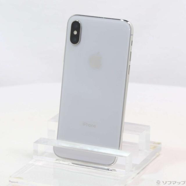 中古)Apple iPhoneX 256GB シルバー MQC22J/A SIMフリー(269-ud)