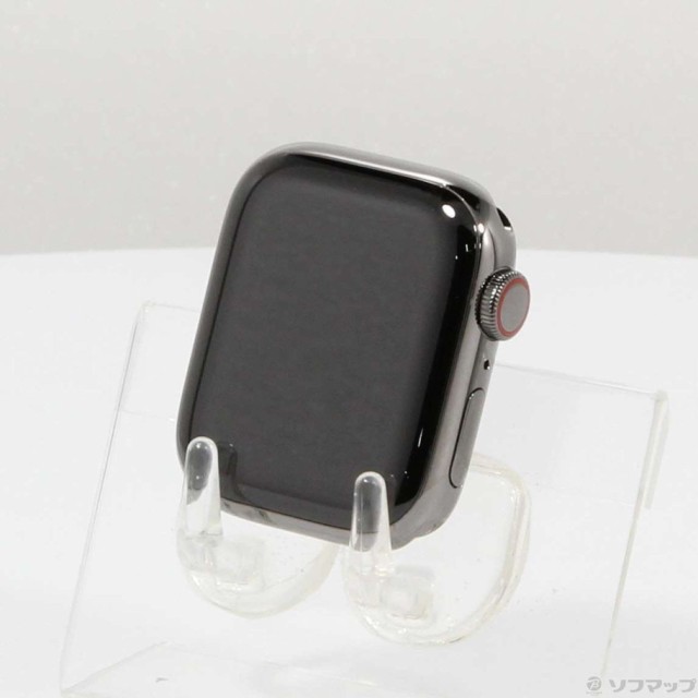 (中古)Apple Apple Watch Series 9 GPS + Cellular 41mm グラファイトステンレススチールケース バンド無し(258-ud)