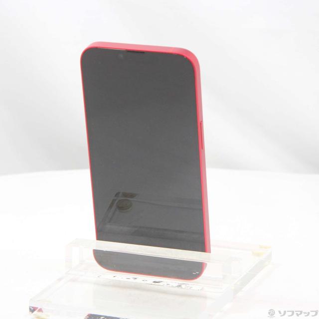 中古品〕 iPhone14 128GB プロダクトレッド MPV93J／A SIMフリー【295