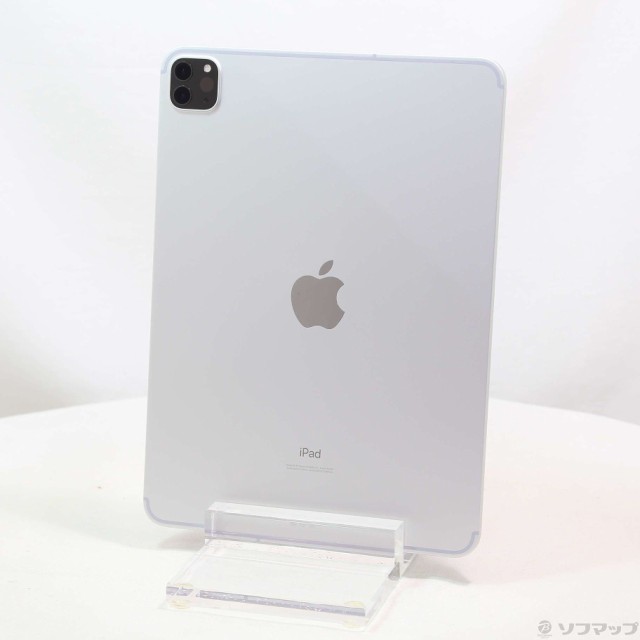 (中古)Apple iPad Pro 11インチ 第2世代 128GB シルバー MY2W2J/A SoftBankロック解除SIMフリー(196-ud)