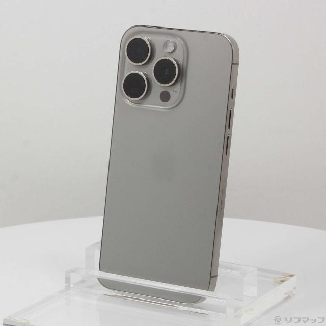 (中古)Apple iPhone15 Pro 128GB ナチュラルチタニウム MTU93J/A SIMフリー(258-ud)の通販は 77,374円