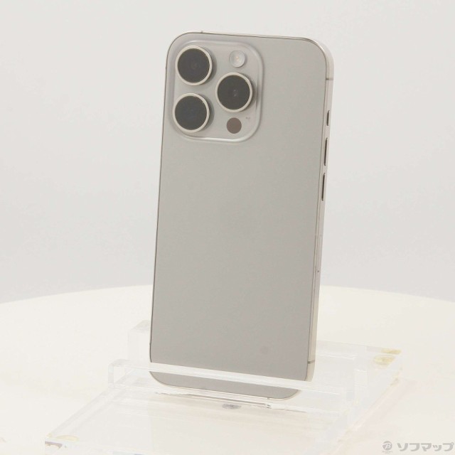 (中古)Apple iPhone15 Pro 256GB ナチュラルチタニウム MTUF3J/A SIMフリー(344-ud)の通販は 150,680円