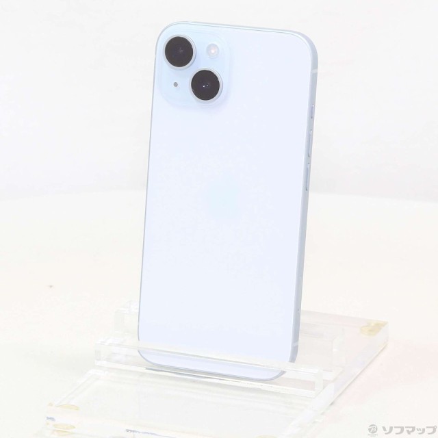 (中古)Apple iPhone15 128GB ブルー MTML3J/A SIMフリー(295-ud)