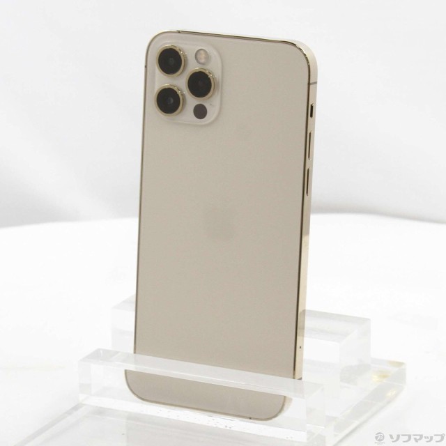 (中古)Apple iPhone12 Pro 256GB ゴールド MGMC3J/A SIMフリー(262-ud)