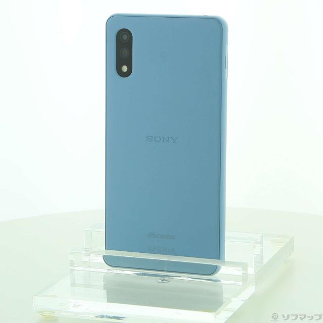 中古)SONY Xperia Ace II 64GB ブルー SO-41B docomoロック解除