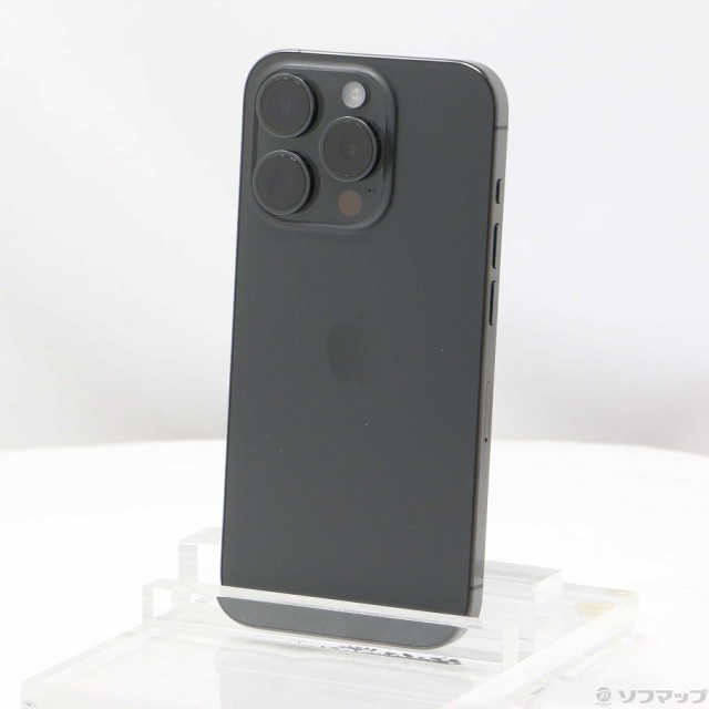 (中古)Apple iPhone15 Pro 128GB ブラックチタニウム MTU73J/A SIMフリー(251-ud)