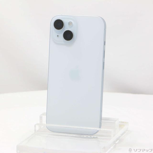 中古)Apple iPhone15 128GB ブルー MTML3J/A SIMフリー(196-ud)