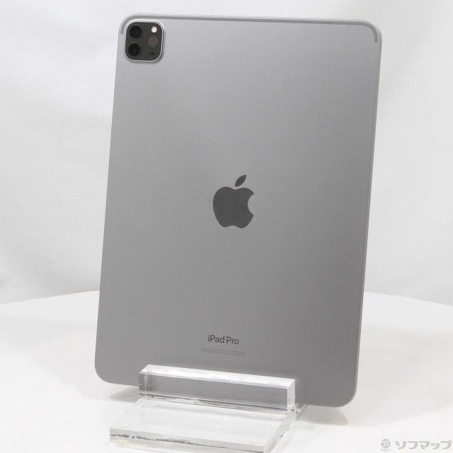 (中古)Apple iPad Pro 11インチ 第4世代 256GB スペースグレイ MNXF3J/A Wi-Fi(297-ud)の通販は 128,080円