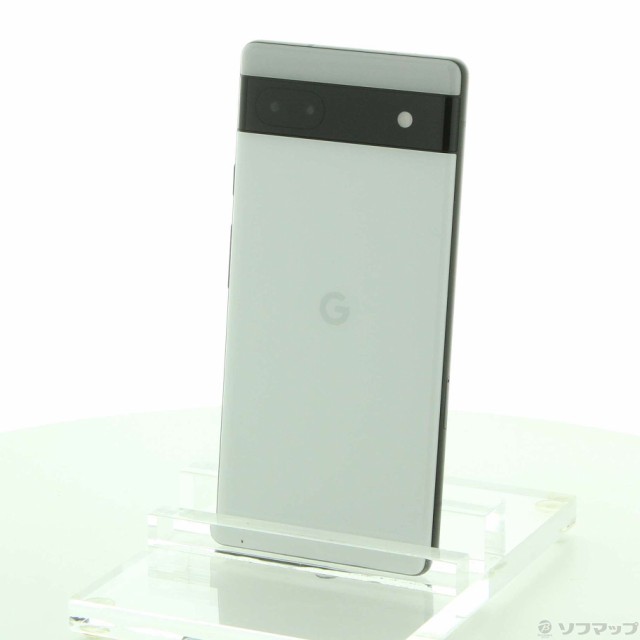 中古】Google au 【SIMフリー】 Pixel 6a チョーク 6GB 128GB GB17L【広島】保証期間１ヶ月【ランクA】 -  携帯電話本体