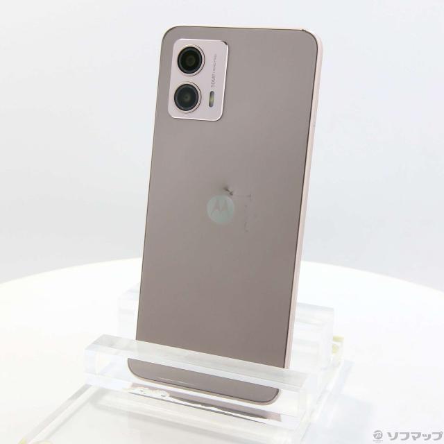 (中古)Motorola moto g53y 5G 128GB ペールピンク MOSAD3 Y!mobile SIMフリー(349-ud)の通販は 14,278円