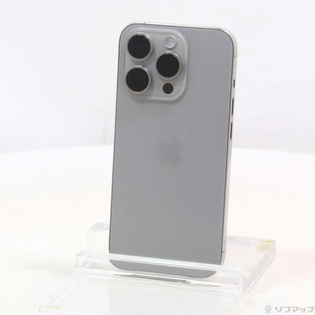 (中古)Apple iPhone15 Pro 128GB ナチュラルチタニウム MTU93J/A SIMフリー(258-ud)の通販は 77,099円