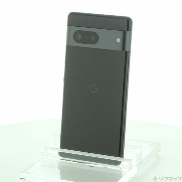 (中古)GOOGLE Google Pixel 7 128GB オブシディアン GA03923-JP SIMフリー(348-ud)