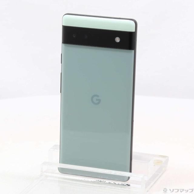 (中古)GOOGLE Google Pixel 6a 128GB セージ GB17L au SIMフリー(371-ud)の通販は 22,244円