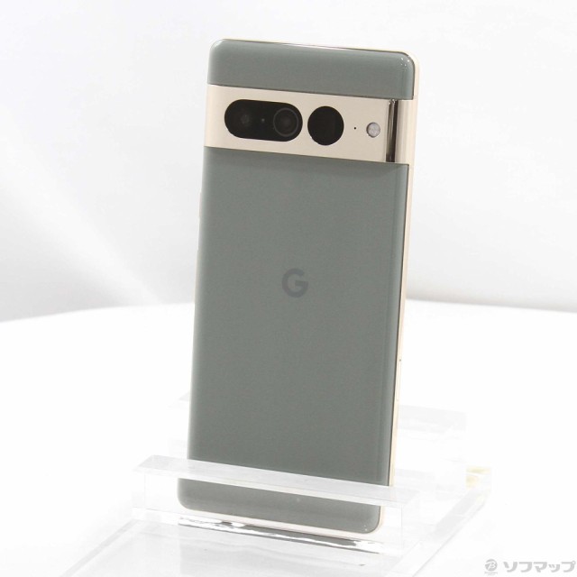 (中古)GOOGLE Google Pixel 7 Pro 128GB ヘイゼル GA03464-JP SIMフリー(384-ud)