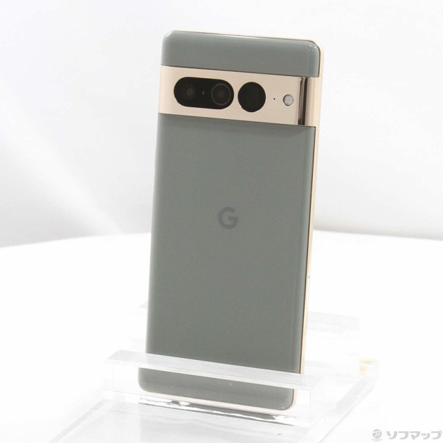 (中古)GOOGLE Google Pixel 7 Pro 128GB ヘイゼル GA03464-JP SIMフリー(384-ud)