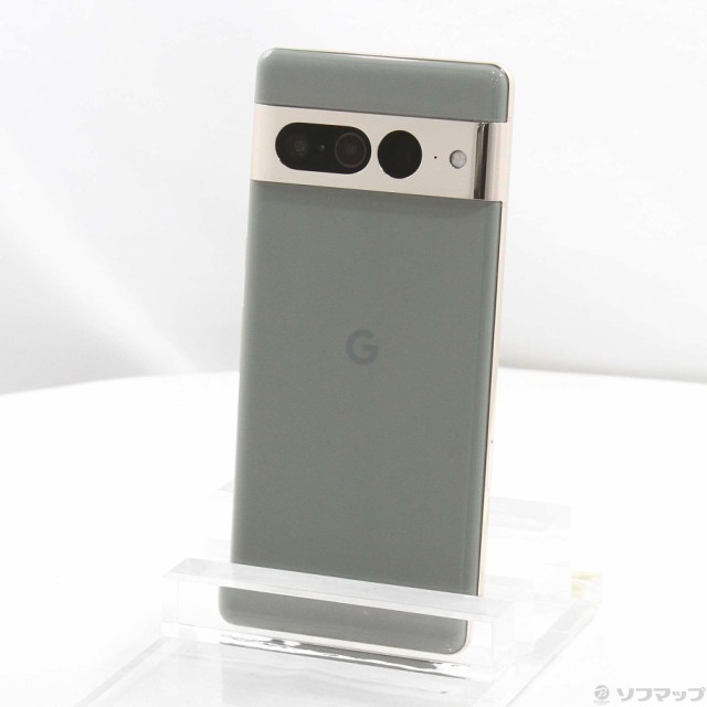 (中古)GOOGLE Google Pixel 7 Pro 128GB ヘイゼル GA03464-JP SIMフリー(381-ud)