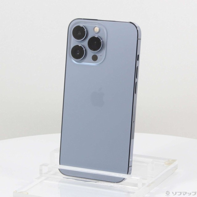 (中古)Apple iPhone13 Pro 128GB シエラブルー MLUK3J/A SIMフリー(258-ud)