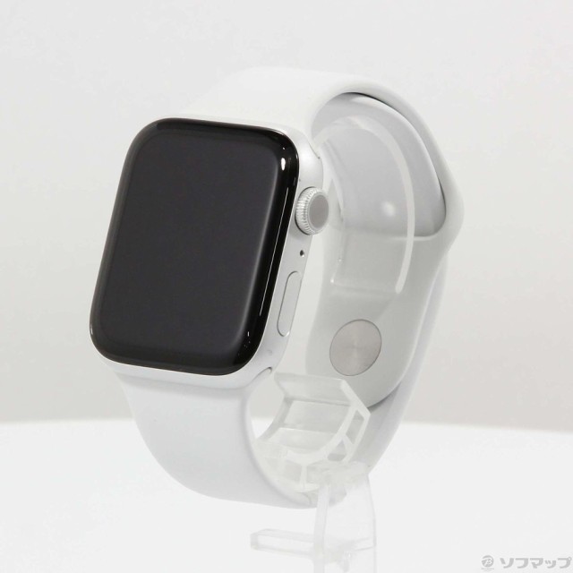 (中古)Apple Apple Watch Series 6 GPS 44mm シルバーアルミニウムケース ホワイトスポーツバンド(297-ud)の通販は 17,310円