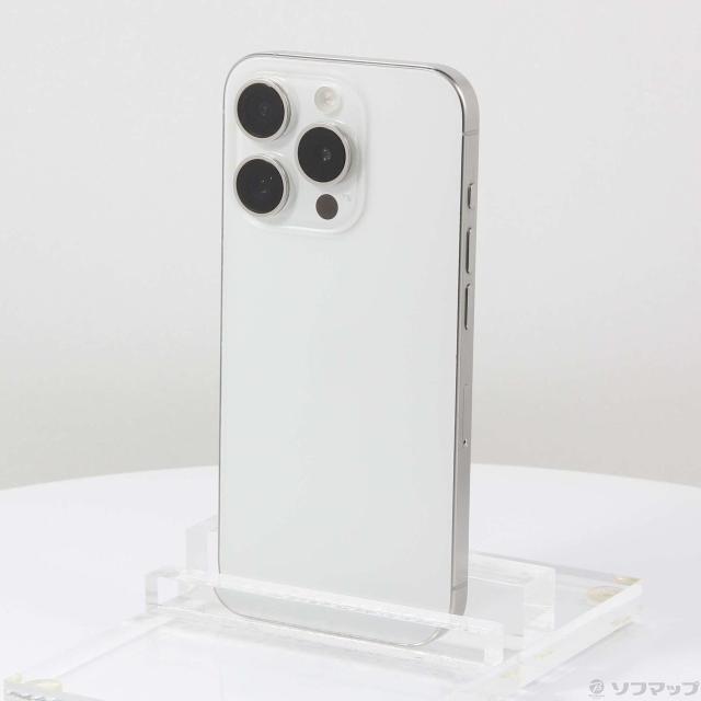 スマートフォン本体 iPhone 中古】【安心保証】 iPhone15 Pro[128GB] SoftBank ホワイト