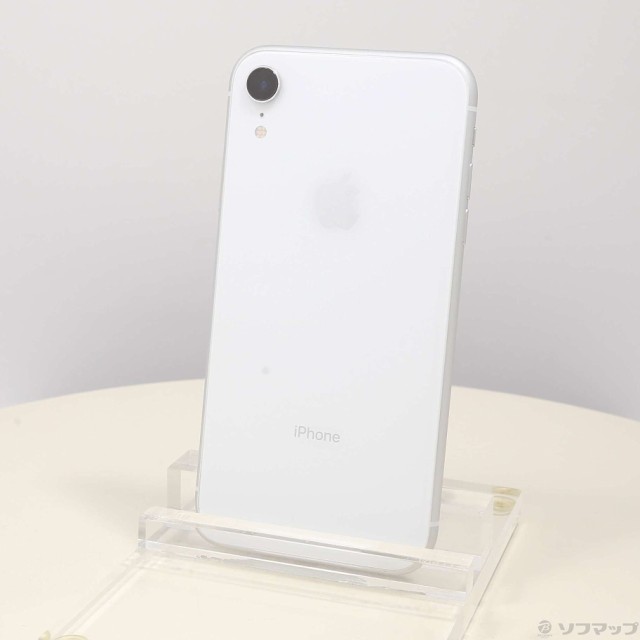 (中古)Apple iPhoneXR 64GB ホワイト MT032J/A SIMフリー(305-ud)