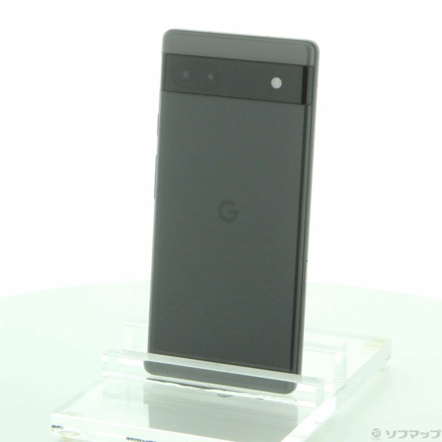 (中古)GOOGLE Google Pixel 6a 128GB チャコール GB17L Softbank SIMフリー(269-ud)