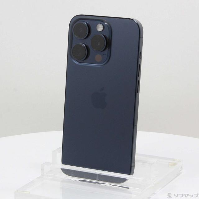 (中古)Apple iPhone15 Pro 256GB ブルーチタニウム MTUG3J/A SIMフリー(352-ud)の通販は 86,477円