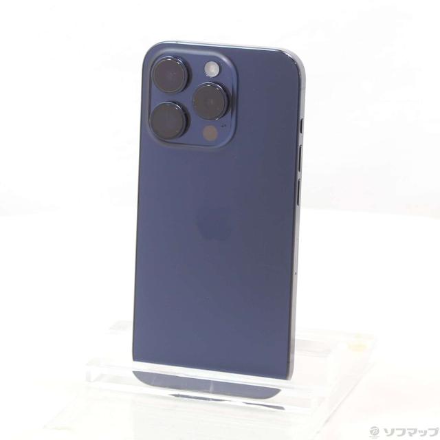 iPhone15 Pro 128GB ブルーチタニウム SIMフリー⑦ Cランク】SoftBank iPhone15 Pro ブルーチタニウム 128GB SIM