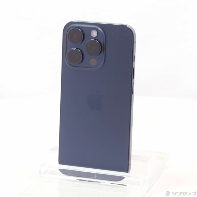 (中古)Apple iPhone15 Pro 128GB ブルーチタニウム MTUA3J/A SIMフリー(377-ud)