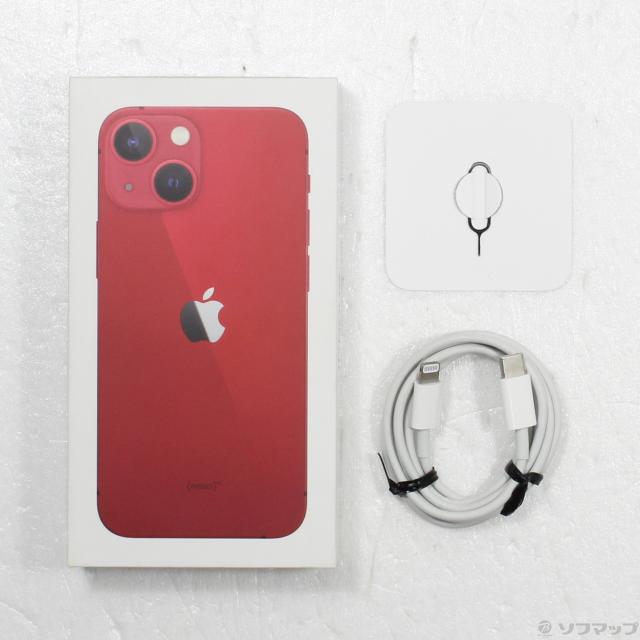 iPhone 13 mini (PRODUCT)RED 128GB SIMフリー [レッド
