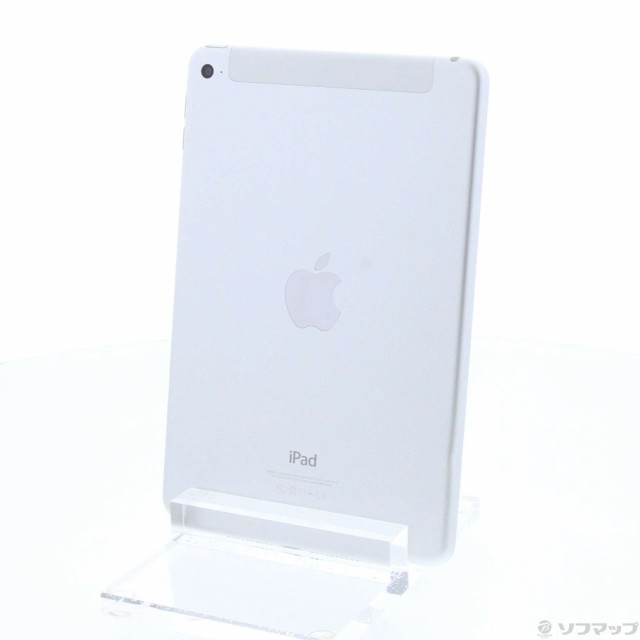 (中古)Apple iPad mini 4 64GB シルバー MK732J/A docomoロック解除SIMフリー(349-ud)