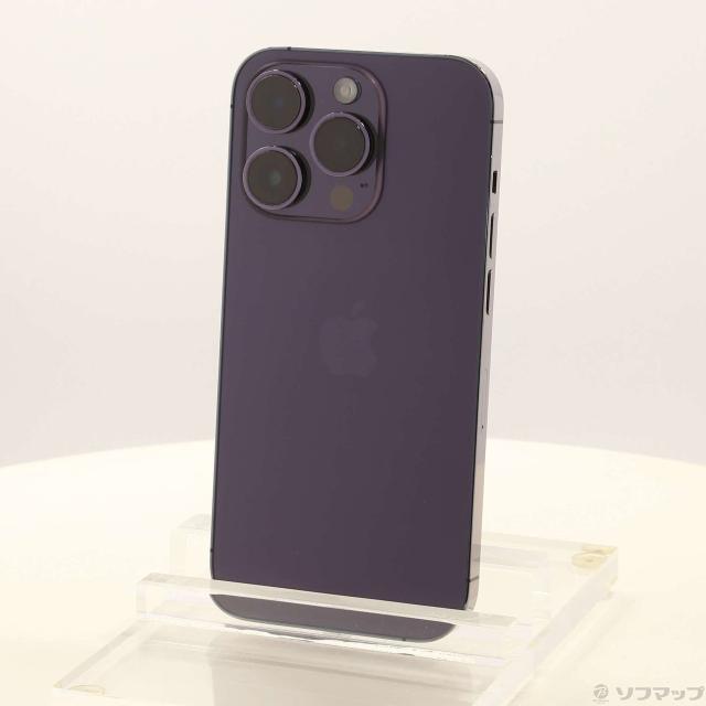(中古)Apple iPhone14 Pro 256GB ディープパープル MQ1E3J/A SIMフリー(305-ud)の通販は