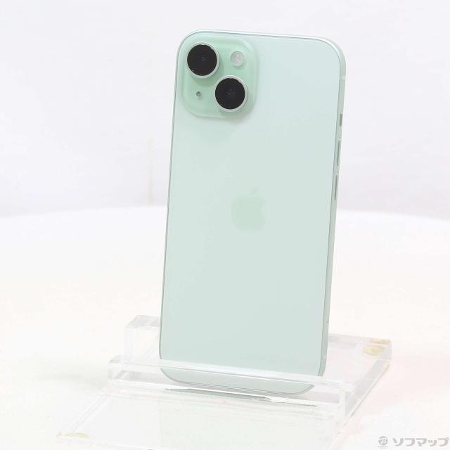 中古)Apple iPhone15 256GB グリーン MTMT3J/A SIMフリー(297-ud) 携帯 